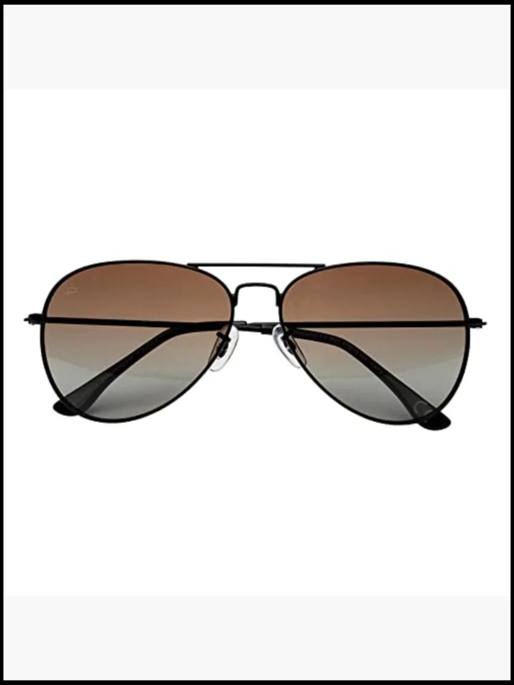 Oversized Aviator Polarized Sunglasses, UV Protection, Stainless Steel